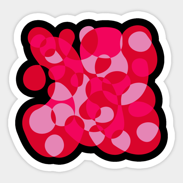 Surreal Shapes (Miro Inspired) Sticker by n23tees